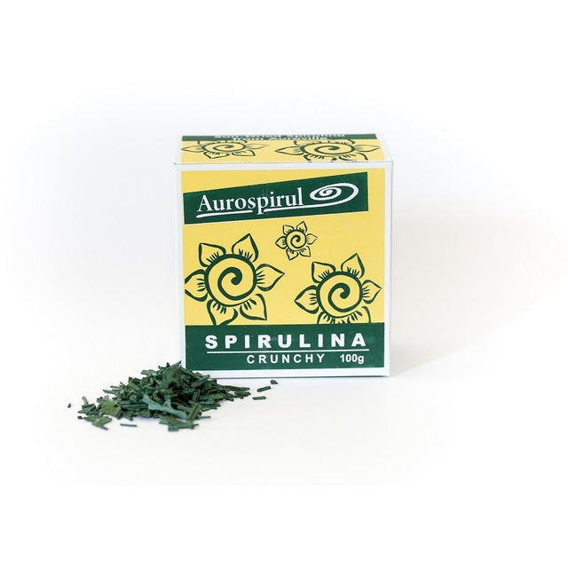 Spirulina Aurospirul Spirulina Crunchy 100 g - Sklep Witaminki.pl