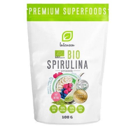 Spirulina Intenson Spirulina w proszku BIO 100 g - Sklep Witaminki.pl