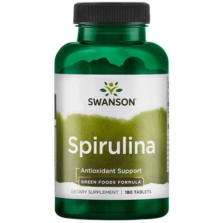 Spirulina Swanson Spirulina 500 mg 180 tabs - Sklep Witaminki.pl