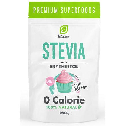 Stewia Intenson Stevia w kryształkach 250 g - Sklep Witaminki.pl