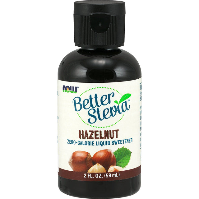 Stewia NOW Foods Better Stevia Liquid Hazelnut 59 ml - Sklep Witaminki.pl