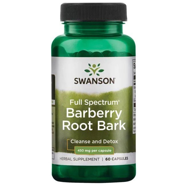 Swanson Full Spectrum Barberry Root Bark 450mg 60 caps - Sklep Witaminki.pl