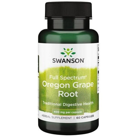 Swanson Full Spectrum Oregon Grape Root 400mg 60 caps - Sklep Witaminki.pl