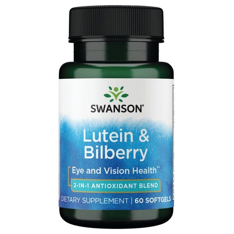 Swanson Lutein & Bilberry 60 softgels - Sklep Witaminki.pl