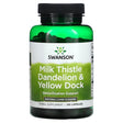 Swanson Milk Thistle Dandelion & Yellow Dock 120 caps - Sklep Witaminki.pl