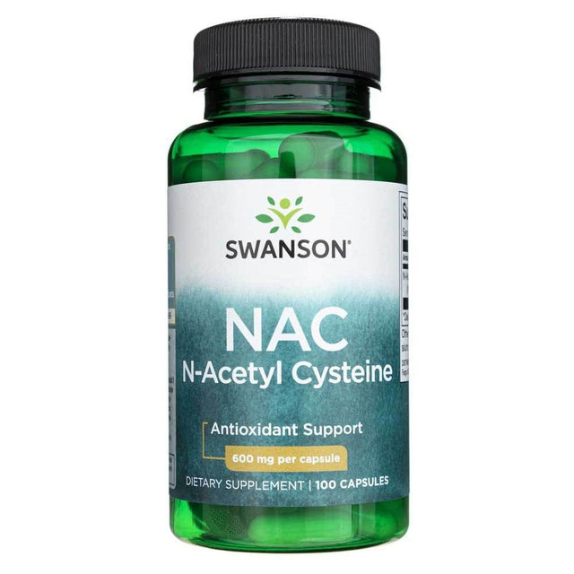 Swanson NAC (N-acetylocysteina) 600 mg 100 caps - Sklep Witaminki.pl