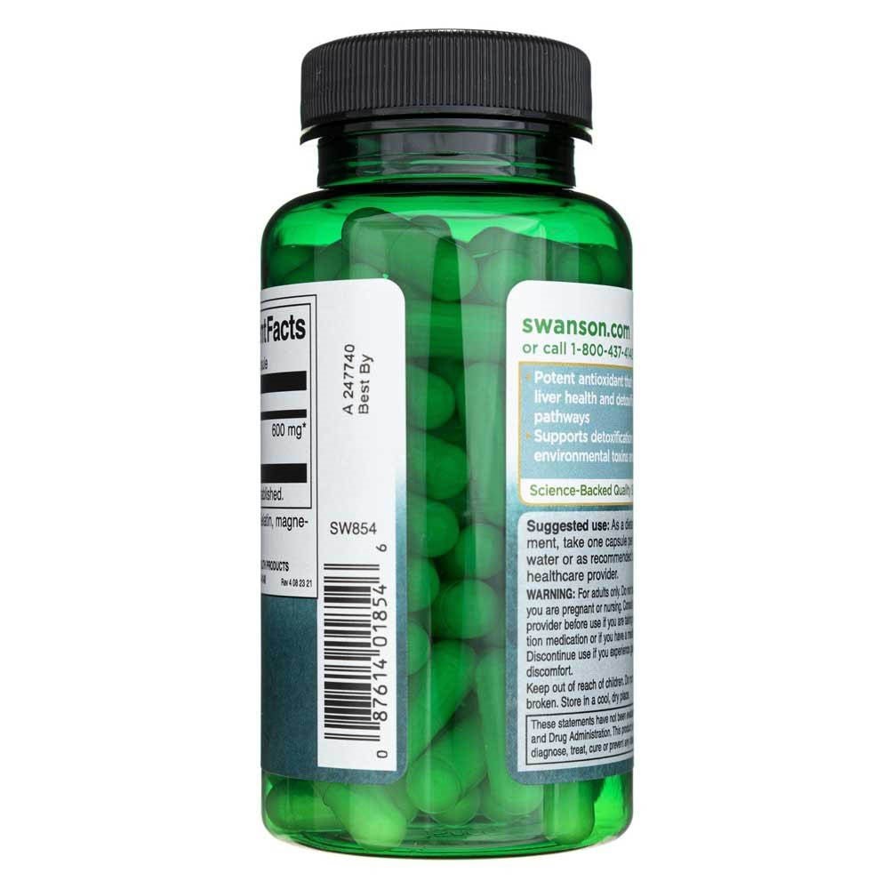Swanson NAC (N-acetylocysteina) 600 mg 100 caps - Sklep Witaminki.pl