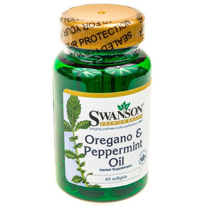 Swanson Oregano & Peppermint Oil 60 caps - Sklep Witaminki.pl