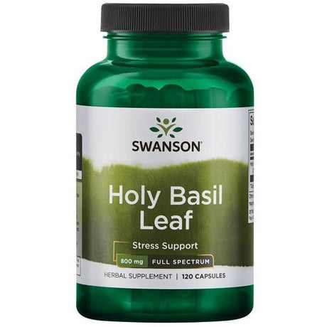 Święta Bazylia Swanson Holy Basil Leaf 800 mg 120 caps - Sklep Witaminki.pl