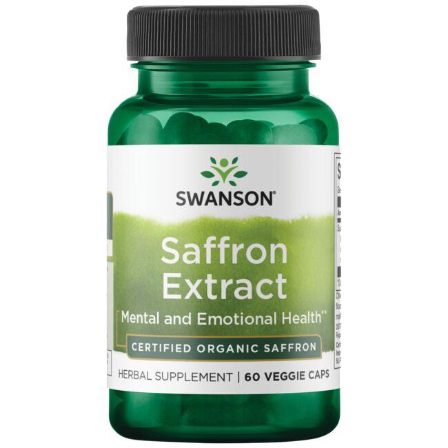 Szafran Swanson Saffron Extract 60 vcaps - Sklep Witaminki.pl