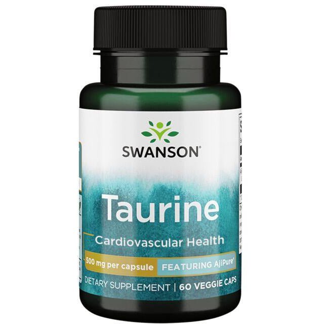 Tauryna Swanson Taurine 500 mg 60 vcaps - Sklep Witaminki.pl