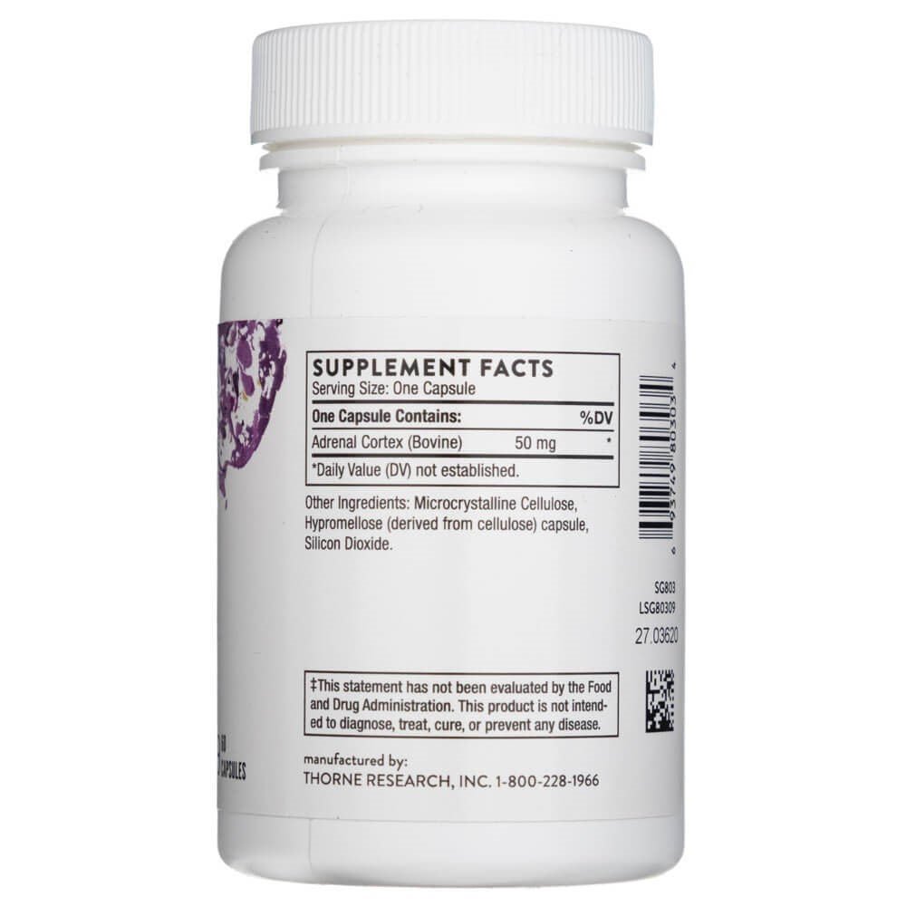 Thorne Research Research Adrenal Cortex 60 caps Kora nadnerczy - Sklep Witaminki.pl