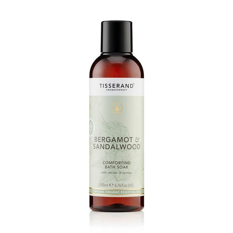 Tisserand Aromatherapy Bergamot Sandalwood Comforting Bath Soak 200 ml - Sklep Witaminki.pl