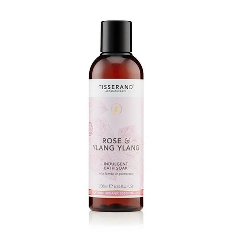 Tisserand Aromatherapy Rose Ylang Ylang Bath Soak 200 ml - Sklep Witaminki.pl