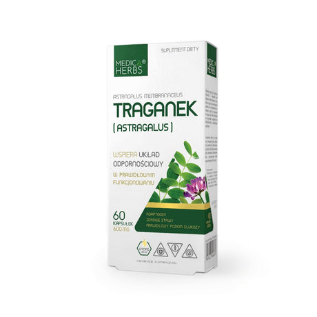 Traganek Medica Herbs Traganek (Astragalus) 60 caps - Sklep Witaminki.pl