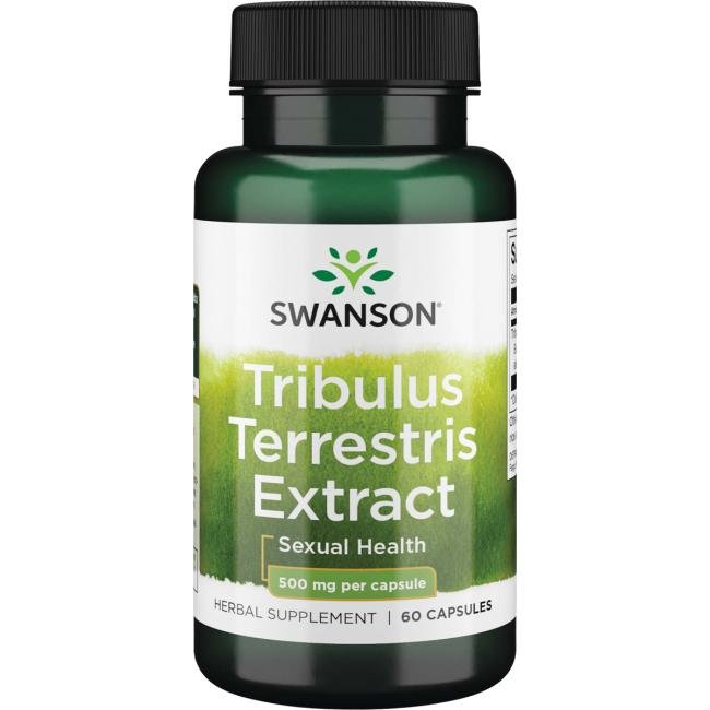 Tribulus Terrestris Swanson Tribulus Terrestris Extract 500 mg 60 caps - Sklep Witaminki.pl