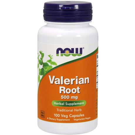 Waleriana NOW Foods Valerian Root 500 mg 100 vcaps - Sklep Witaminki.pl