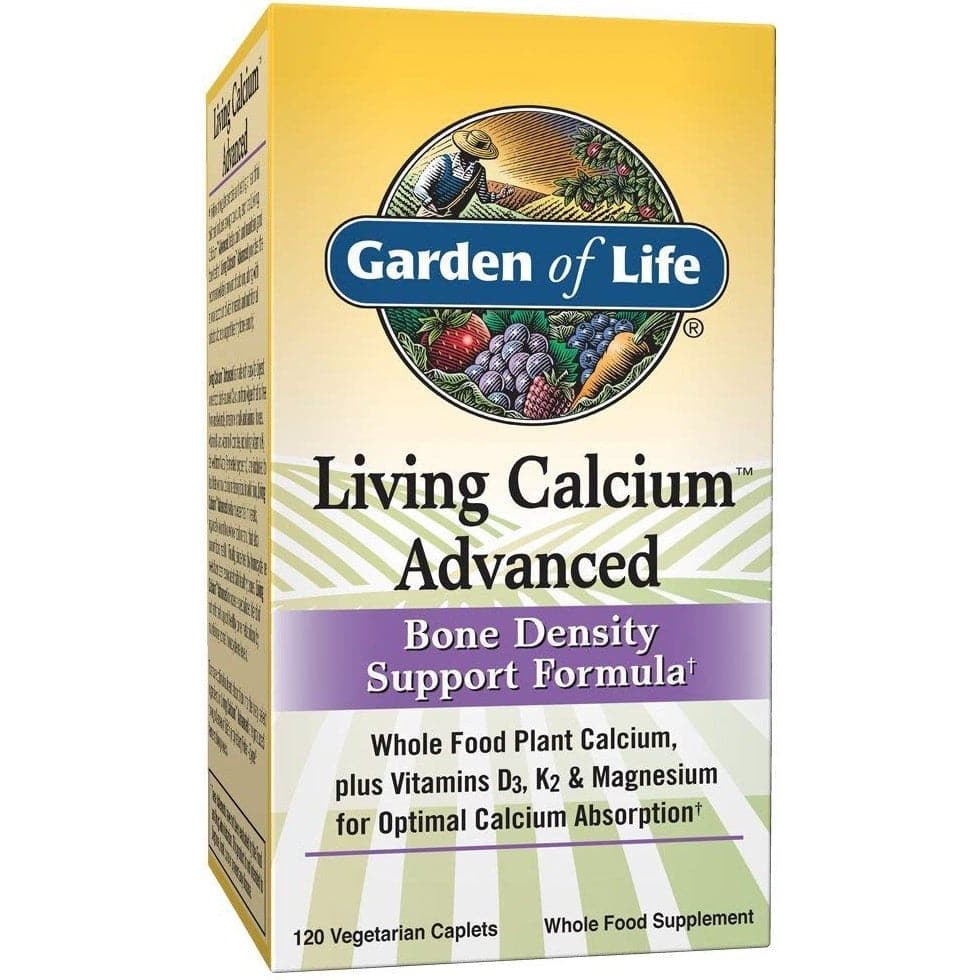 Wapń Garden of Life Living Calcium Advanced 120 vcaps - Sklep Witaminki.pl