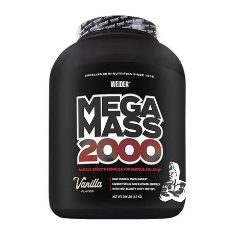 Weider Mega Mass 2000 2700 g Vanilla - Sklep Witaminki.pl