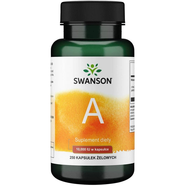 Witamina A Swanson Vitamin A 10,000 IU 250 softgels - Sklep Witaminki.pl