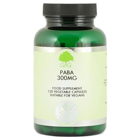 Witamina B10 - Kwas PABA G&G G&G PABA 300 mg 120 kapsułek 120 caps - Sklep Witaminki.pl