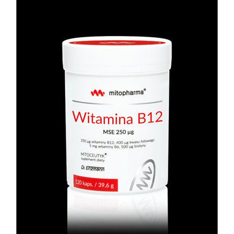 Witamina B12 - Kobalamina Dr. Enzmann MSE Witamina B12 MSE 120 caps - Sklep Witaminki.pl