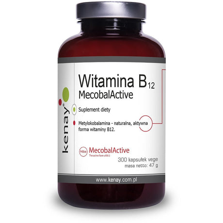 Witamina B12 - Kobalamina Kenay Witamina B12 300 caps - Sklep Witaminki.pl