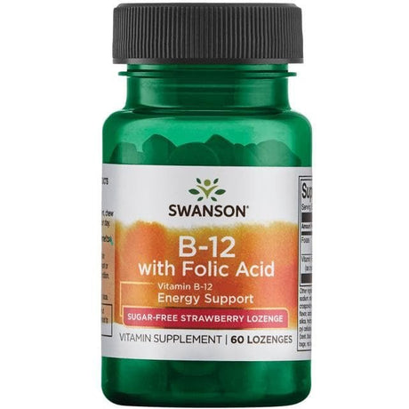Witamina B12 - Kobalamina Swanson Vitamin B12 with Folate 60 tabs - Sklep Witaminki.pl