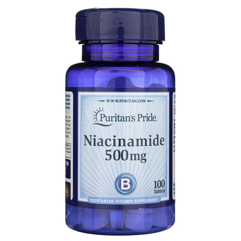 Witamina B3 - Niacyna Puritan's Pride Niacynamid 500 mg 100 tabs - Sklep Witaminki.pl
