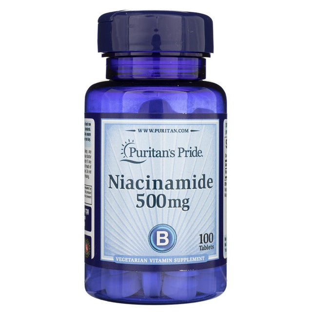 Witamina B3 - Niacyna Puritan's Pride Niacynamid 500 mg 100 tabs - Sklep Witaminki.pl