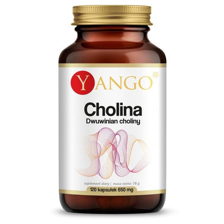 Witamina B4 - Cholina Yango Cholina Dwuwinian Choliny 560 mg 120 caps - Sklep Witaminki.pl