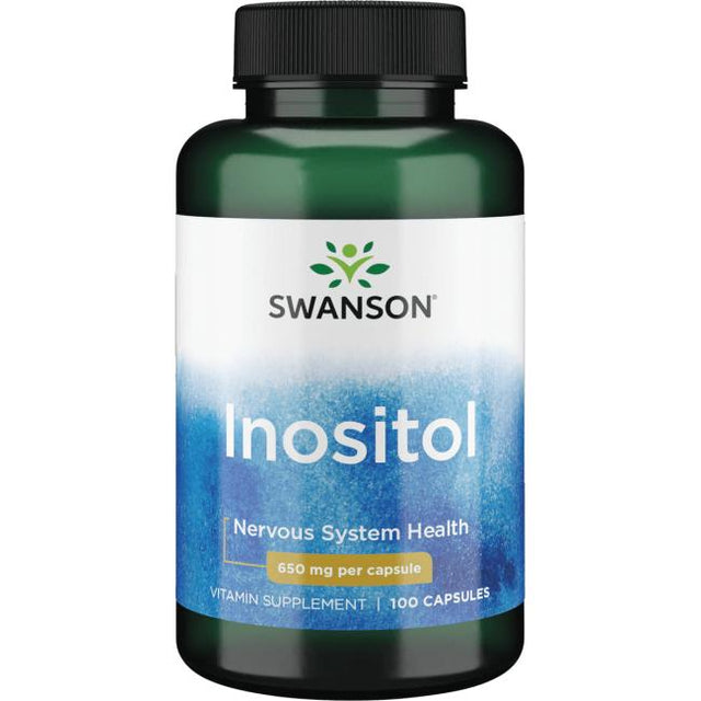 Witamina B8 - Inozytol Swanson Inositol 650 mg 100 caps - Sklep Witaminki.pl