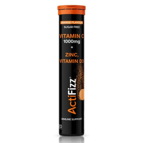 Witamina C ActiHealth ActiFizz Vitamin C 1000mg with Zinc & Vitamin D Orange 20 tabs - Sklep Witaminki.pl