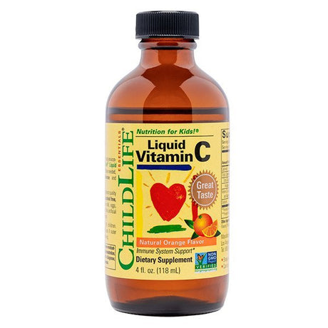 Witamina C dla Dzieci Child Life Liquid Vitamin C Natural Orange 118 ml - Sklep Witaminki.pl