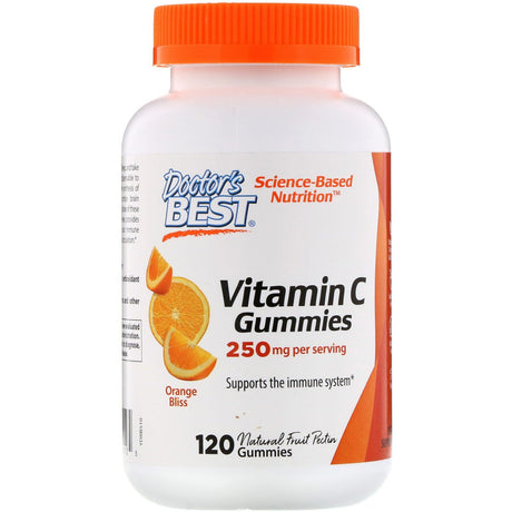 Witamina C Doctor's BEST Vitamin C 250 mg Orange Bliss 120 gummies - Sklep Witaminki.pl