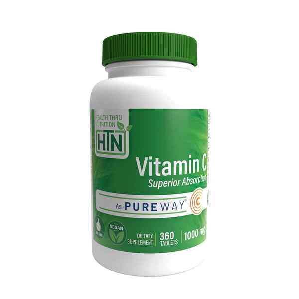 Witamina C Health Thru Nutrition Vitamin C 1000mg 360 tabs - Sklep Witaminki.pl