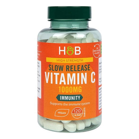 Witamina C Holland & Barrett Slow Release Vitamin C 1000mg 120 vegan tabs - Sklep Witaminki.pl