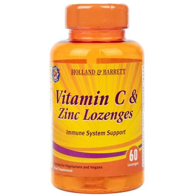 Witamina C Holland & Barrett Vitamin C and Zinc 60 lozenges - Sklep Witaminki.pl