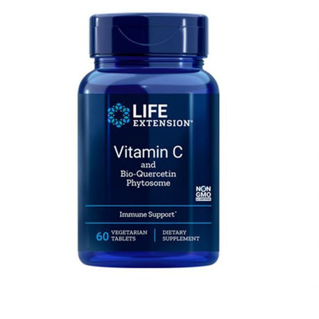 Witamina C Life Extension Vitamin C and Bio-Quercetin Phytosome 60 vegetarian tabs - Sklep Witaminki.pl