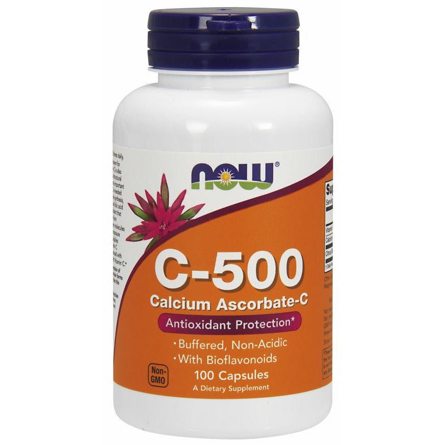 Witamina C NOW Foods Vitamin C-500 Calcium Ascorbate-C 100 caps - Sklep Witaminki.pl