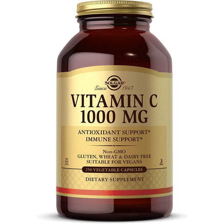 Witamina C Solgar Vitamin C 1000 mg Capsules 250 vcaps - Sklep Witaminki.pl