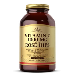 Witamina C Solgar Vitamin C 1000 mg with Rose Hips 250 tabs - Sklep Witaminki.pl
