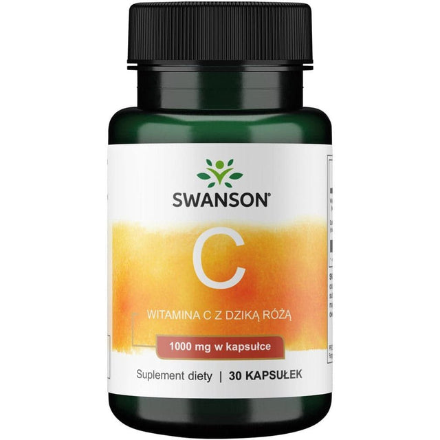 Witamina C Swanson Vitamin C-1000 with Rose Hips 30 caps - Sklep Witaminki.pl