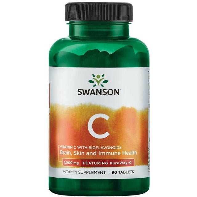 Witamina C Swanson Vitamin C with Bioflavonoids 1000 mg 90 tabs - Sklep Witaminki.pl