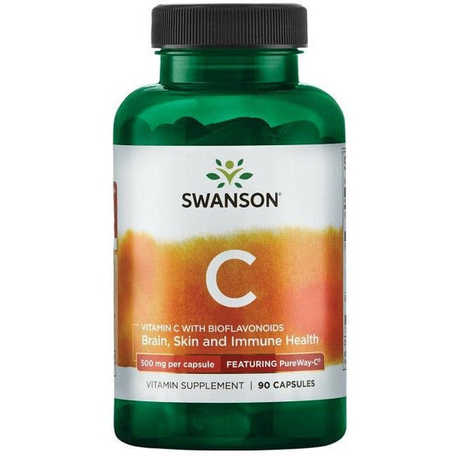 Witamina C Swanson Vitamin C with Bioflavonoids 500 mg 90 caps - Sklep Witaminki.pl