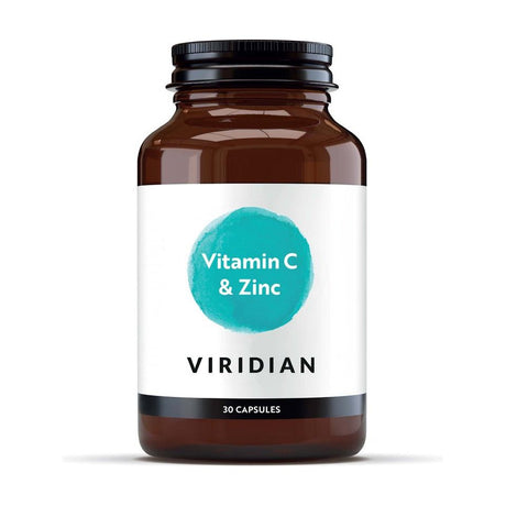 Witamina C Viridian Vitamin C 500mg + Zinc 30 caps - Sklep Witaminki.pl