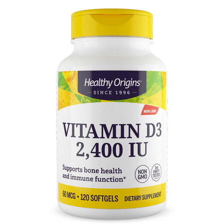 Witamina D3 Healthy Origins Vitamin D3 2400 IU 120 softgels - Sklep Witaminki.pl