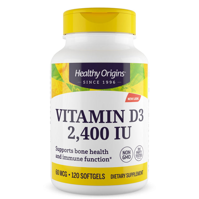 Witamina D3 Healthy Origins Vitamin D3 2400 IU 120 softgels - Sklep Witaminki.pl