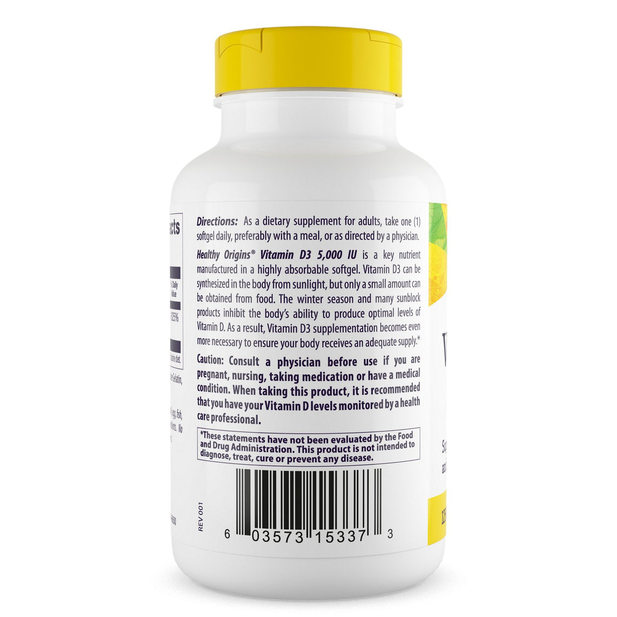 Witamina D3 Healthy Origins Vitamin D3 5000 IU 360 softgels - Sklep Witaminki.pl