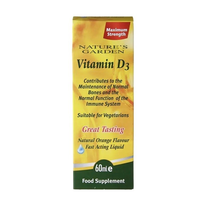 Witamina D3 Holland & Barrett Vitamin D3 Liquid 60 ml - Sklep Witaminki.pl